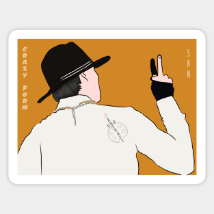 San of Ateez From Crazy Form Sticker